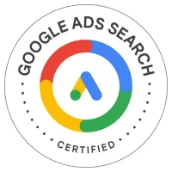 Google Ads Arama sertifikası rozeti