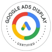 Google Ads Görüntülü Reklam sertifikası rozeti
